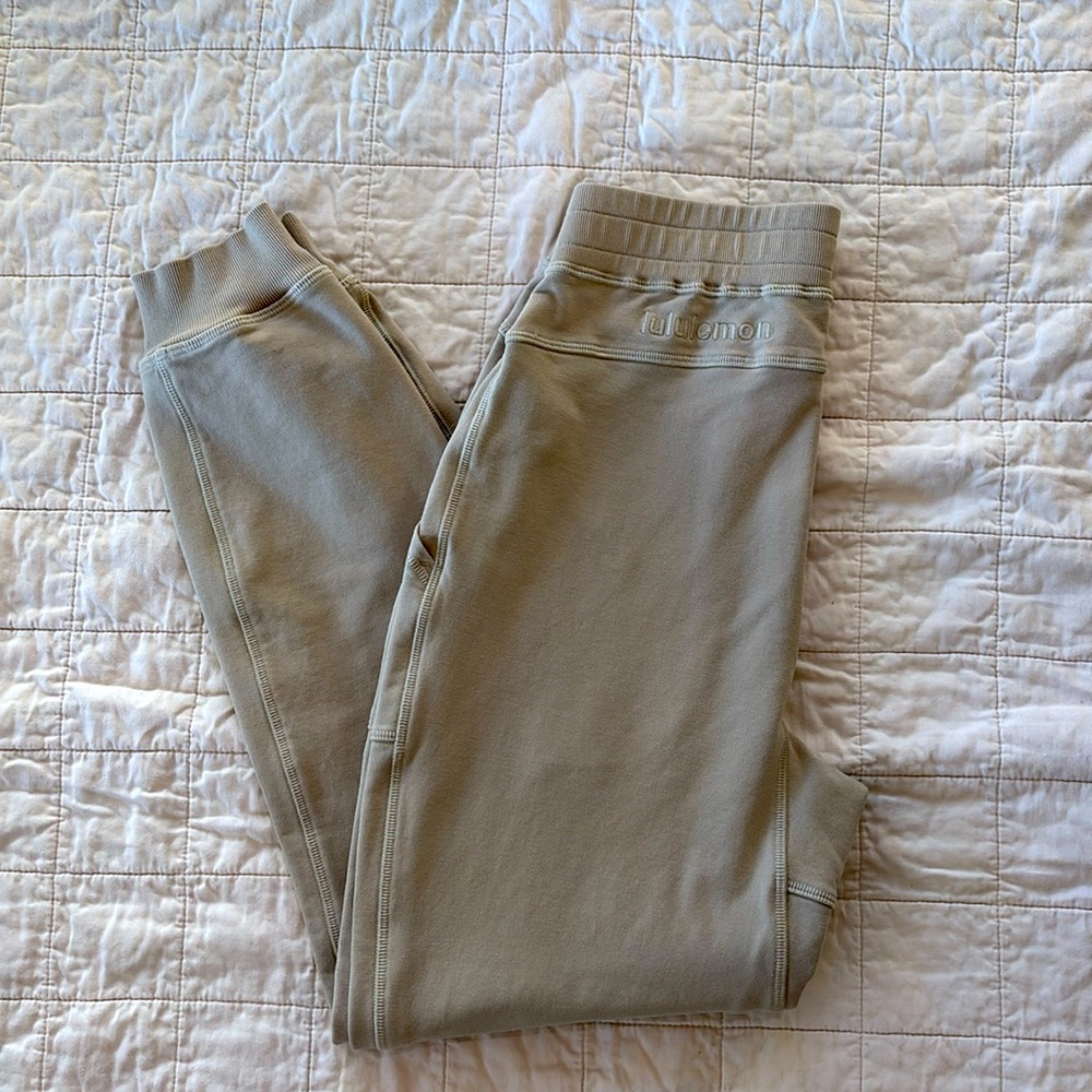 lululemon athletica Olive Green Track Joggers
